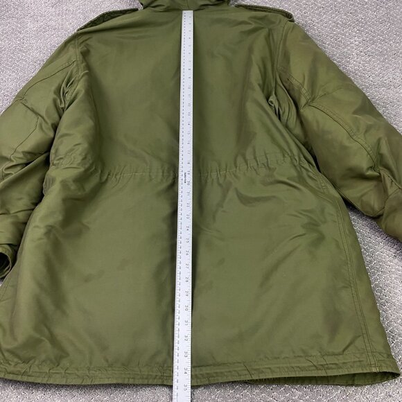 Vintage Canadian Army Parka General Purpose Jacket Men's Large Green Military - Picture 15 of 16